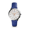 Watch strap Fossil CH3032 Leather Blue 16mm